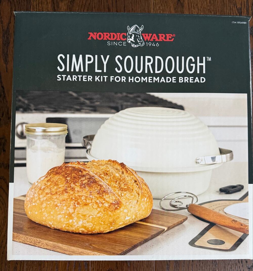 Nordic Ware Simply Sourdough Starter Kit For Homemade Bread Used/Missing Parts